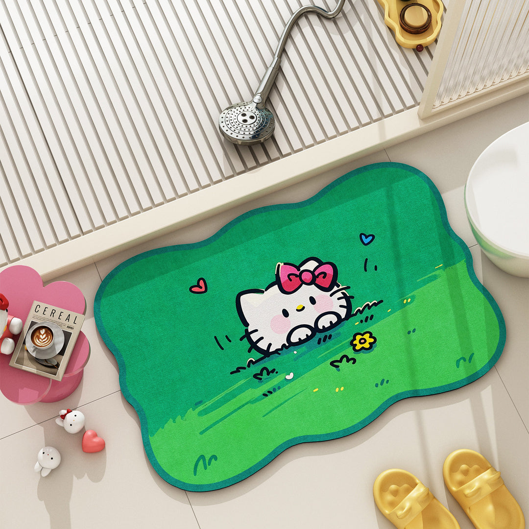 Cartoon Character Themed Bath Mat