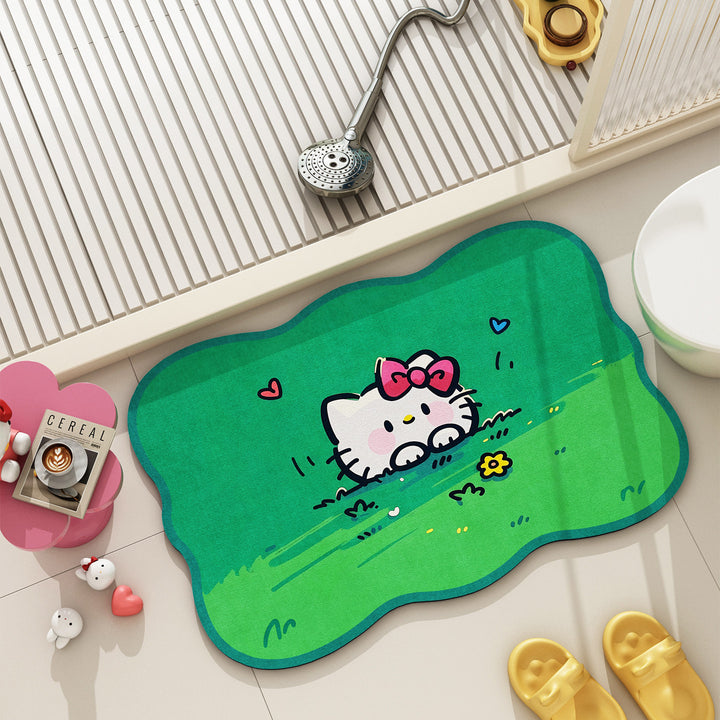 Cartoon Character Themed Bath Mat