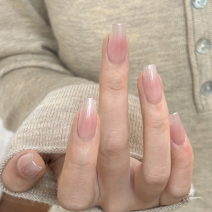 Natural Glossy Press-On Nail Tips Kalsten