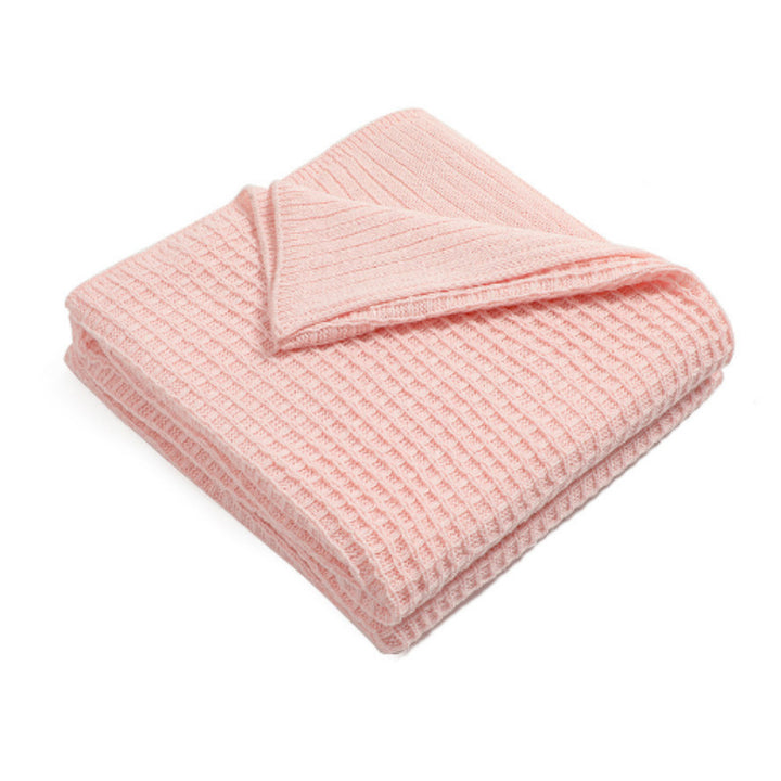 Women knitted throw blanket Kalsten