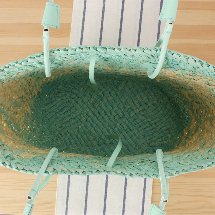 Braided beach bag with elegant gradient Kalsten