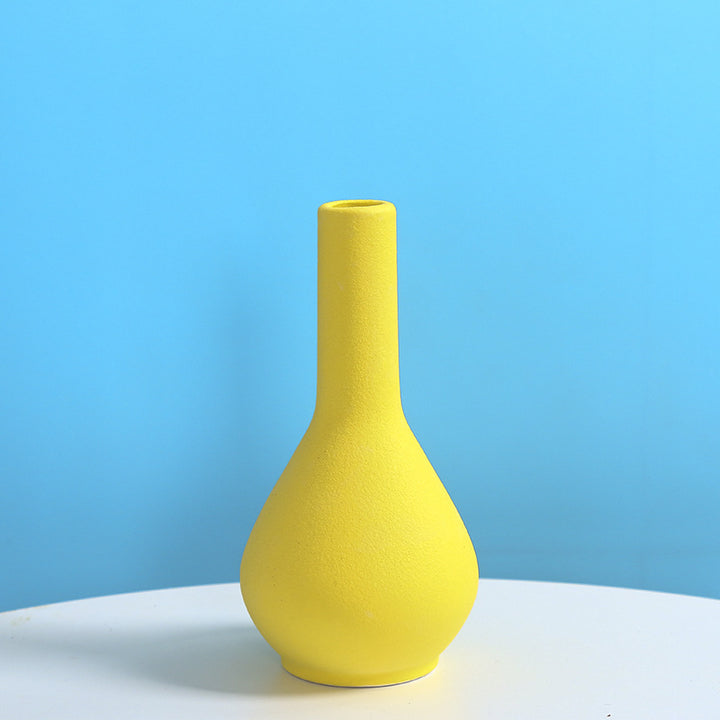 Modern Textured Decorative Ceramic Vase Kalsten