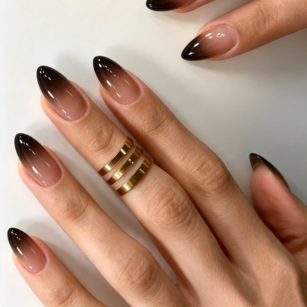 Ombre Pointed Press-On Nails Kalsten