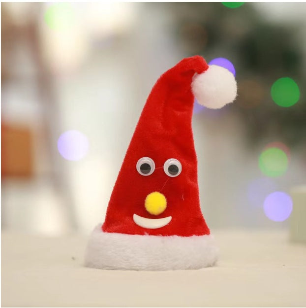 Parachuting Santa Claus Hanging Christmas Ornament With Fabric Canopy And Decorative Suspension Cords