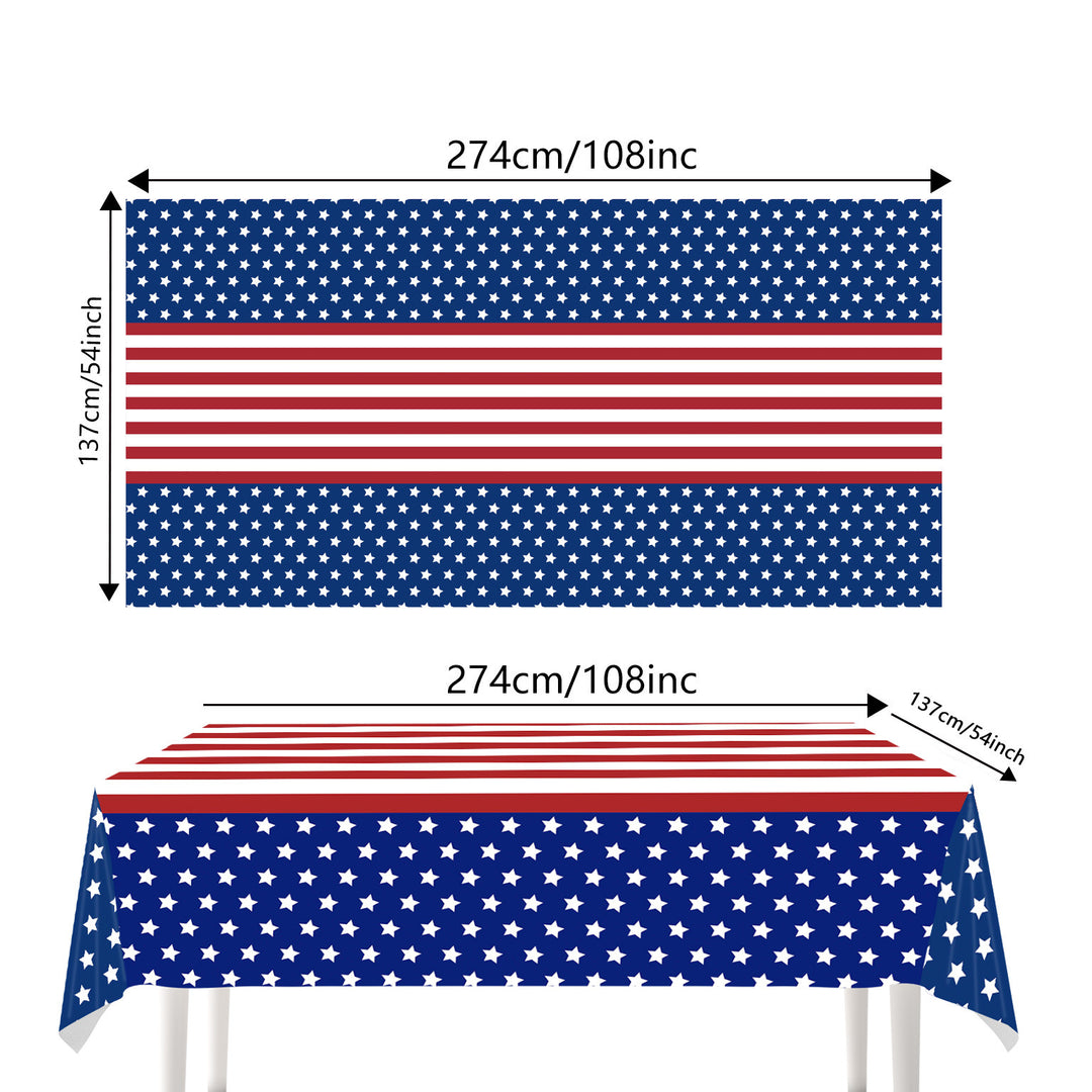 Unisex decorative paper napkins set anniversary motif USA square disposable Kalsten