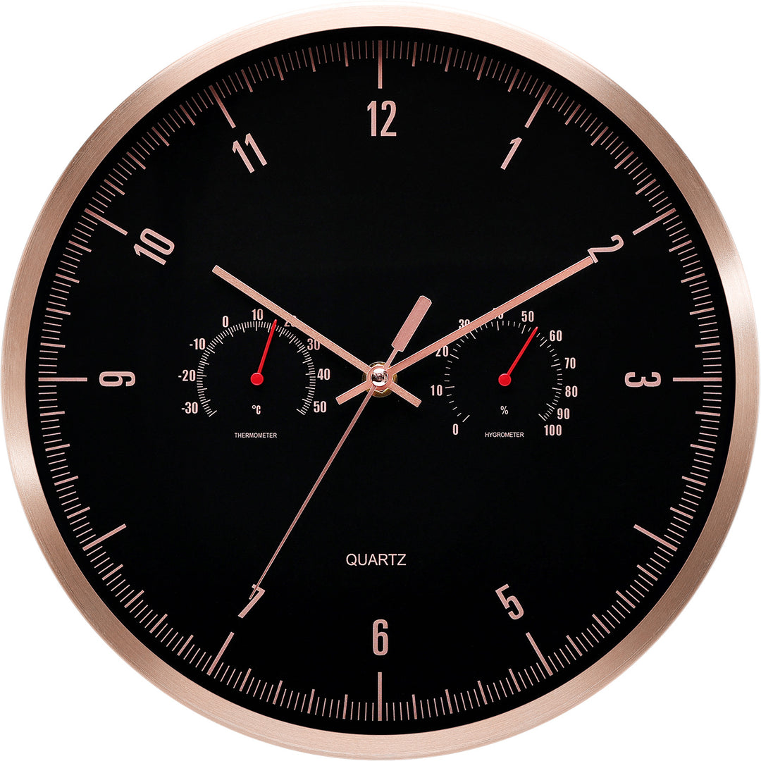 Funk Wall Clock with Thermometer and Hygrometer Kalsten