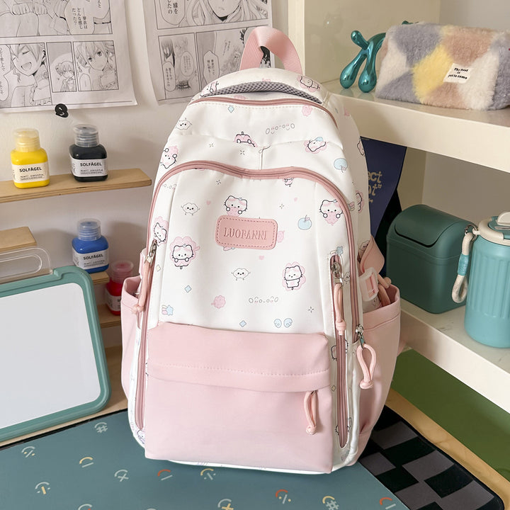 Cute Illustrated Character Backpack Kalsten