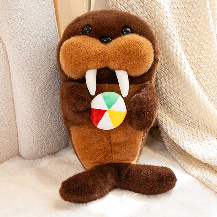 Cuddly Plush Seal Toy with Play Ball Accessory Kalsten