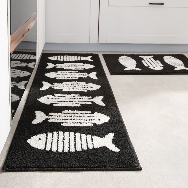 Nautical-Themed Kitchen Runner Mat for Home