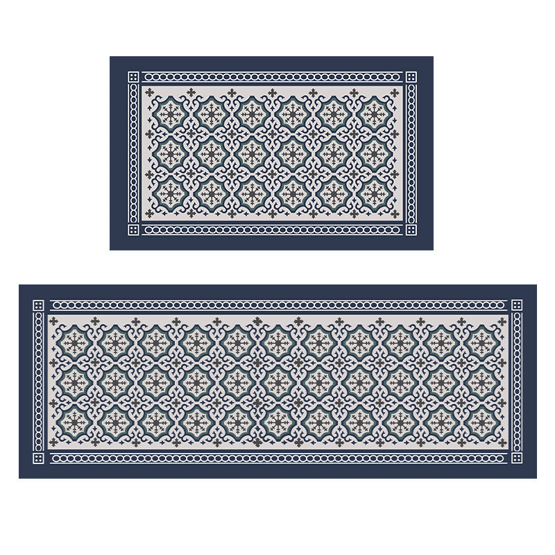 Geometric Patterned Kitchen Mat Set Kalsten