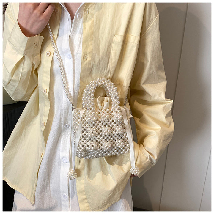 Pearl-Embellished Evening Handbag  1791041666