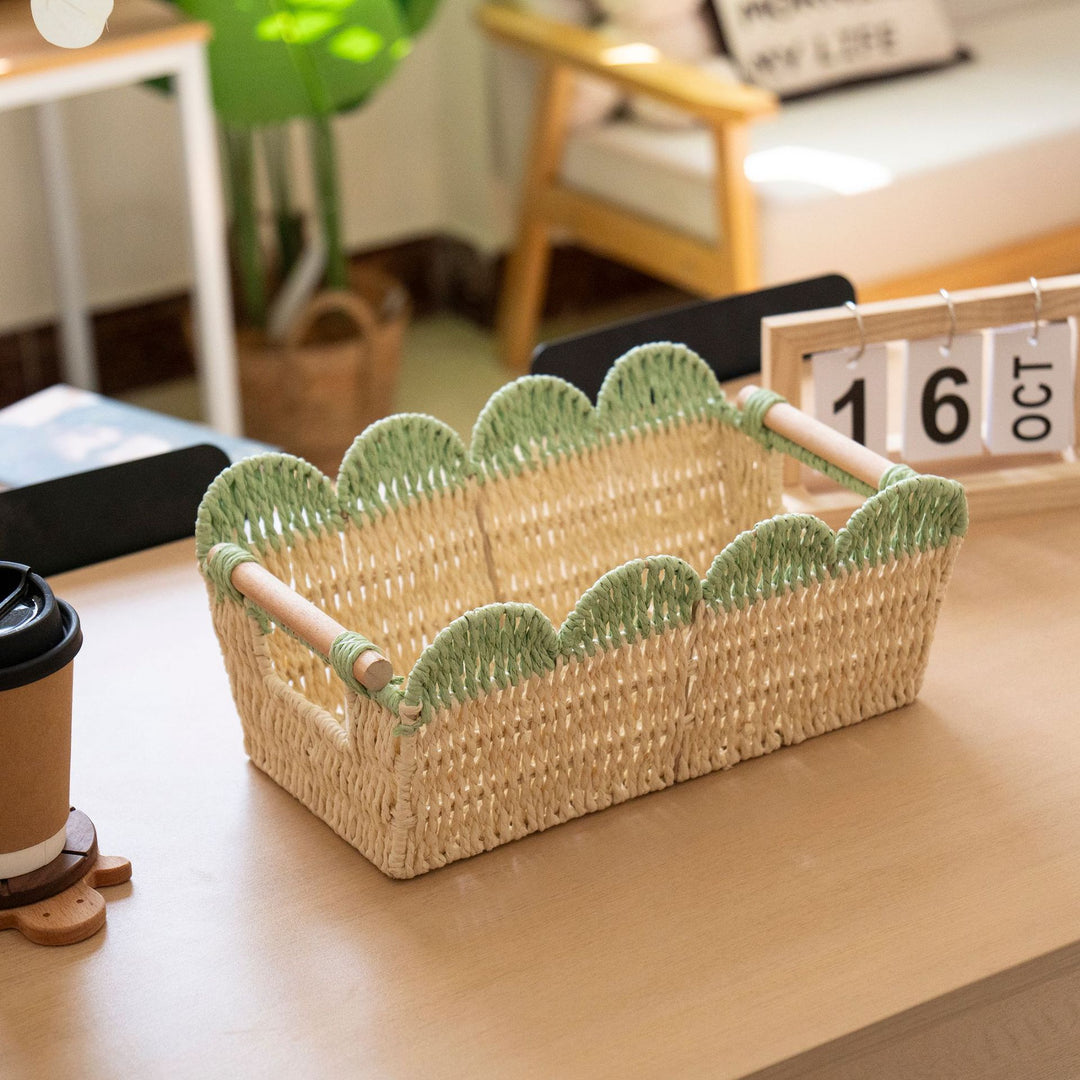 Handcrafted Woven Storage Bins Kalsten