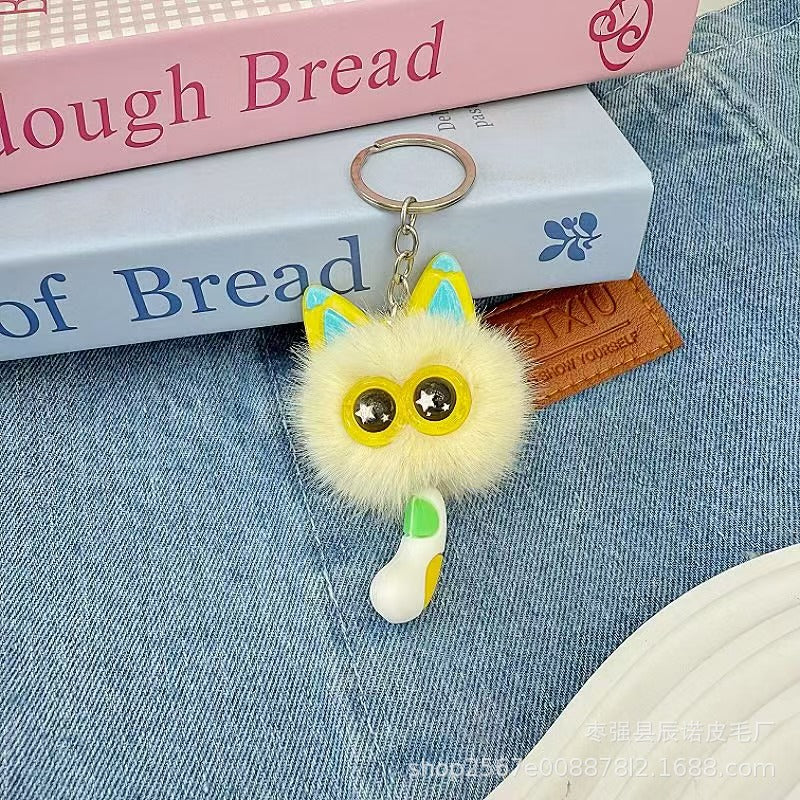 Cute Plush Cat Keychain Accessory Kalsten
