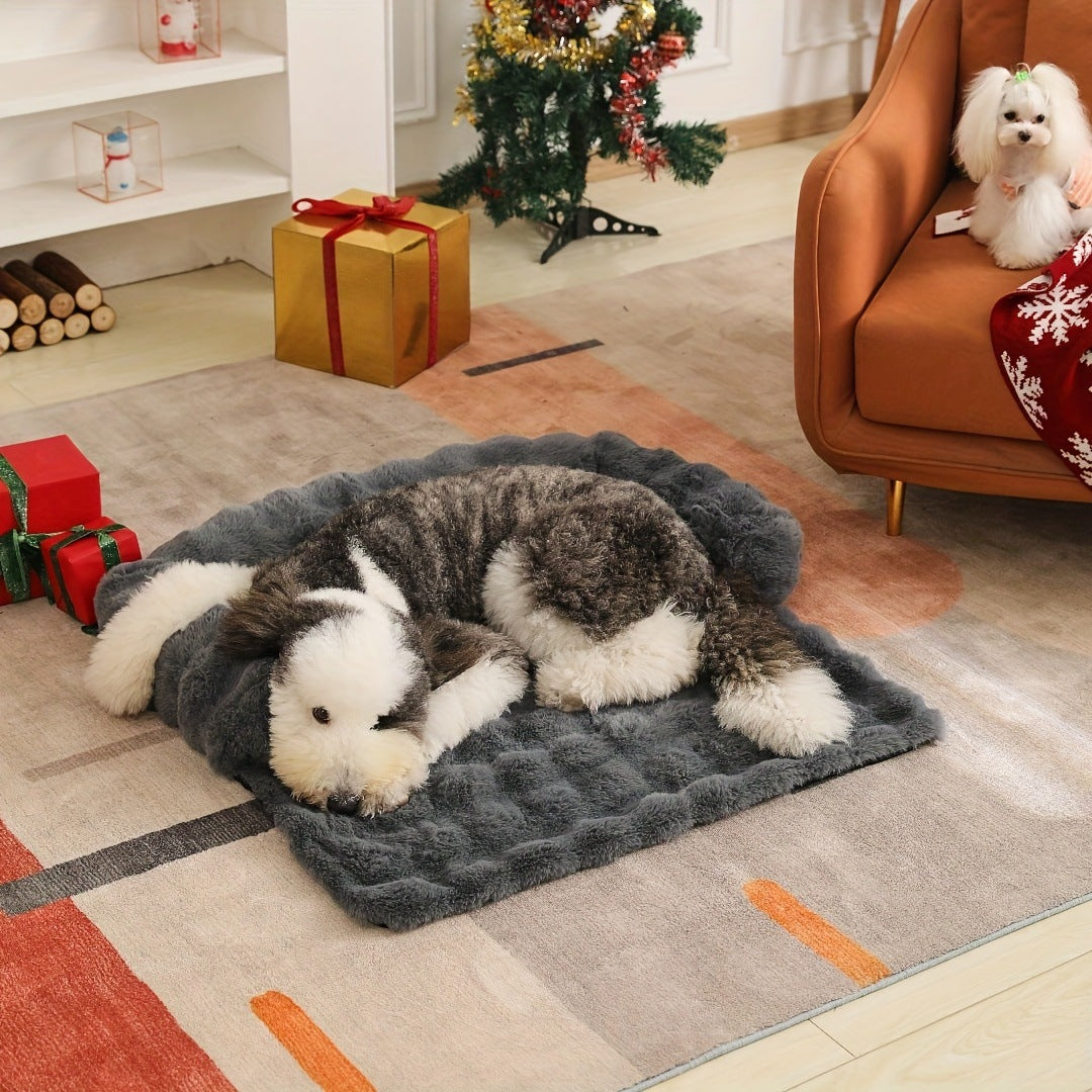 Luxurious Fuzzy Pet Couch Throw Blanket Dog Bed