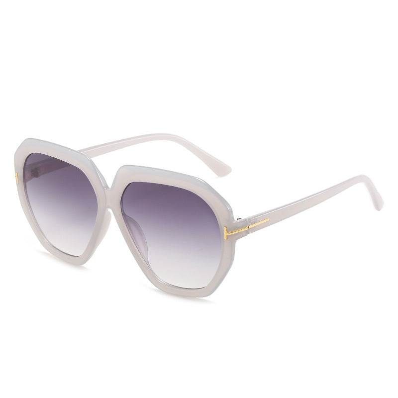 Fashion-Forward Oversized Hexagonal Sunglasses Kalsten