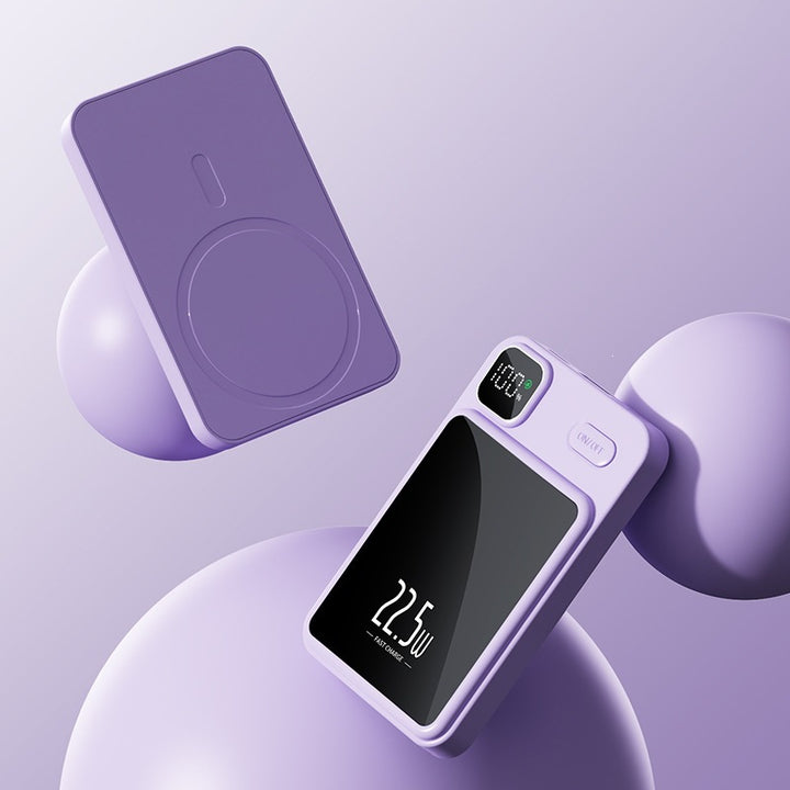 Portable power bank with wireless charging function and digital power display Kalsten