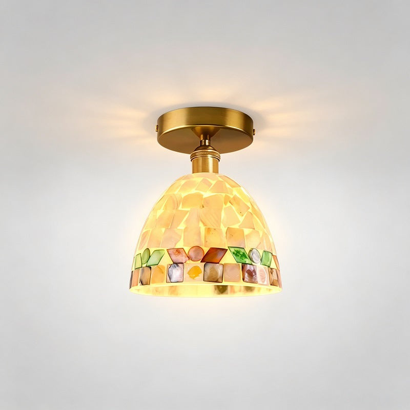 Elegant Mosaic Ceiling Light
