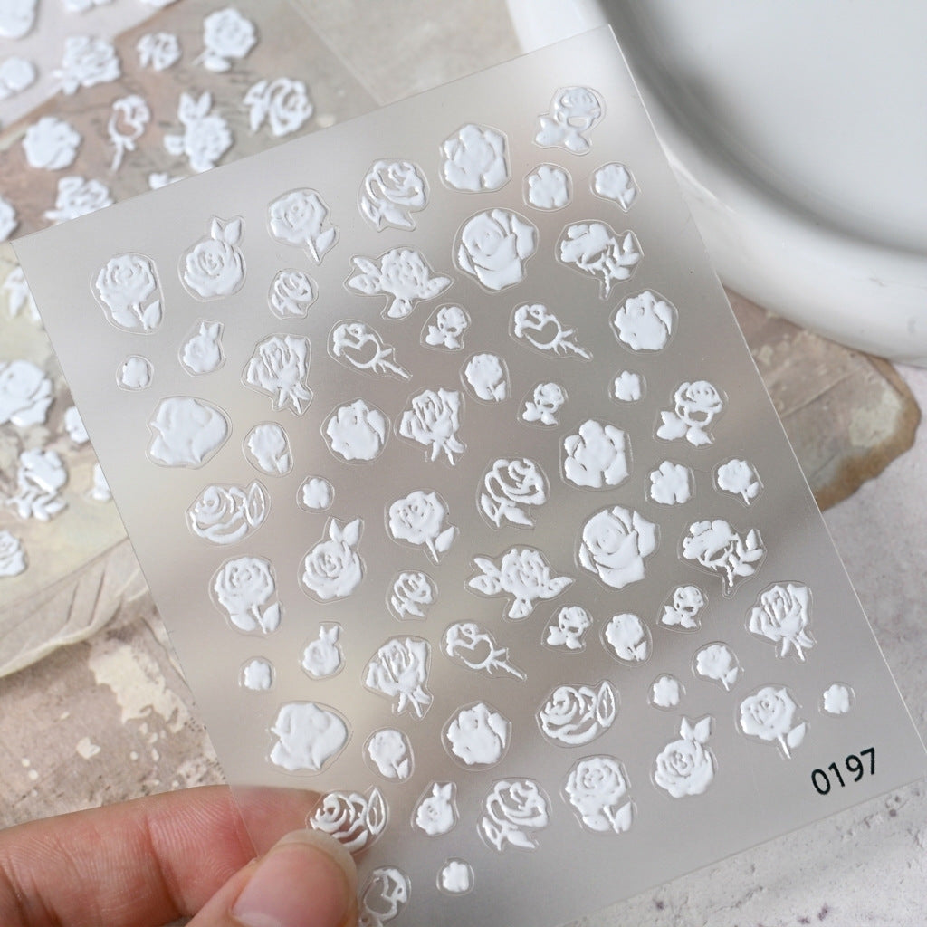 Dessert-Themed Nail Art Sticker Sheet