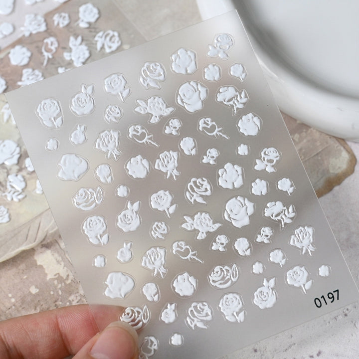 Dessert-Themed Nail Art Sticker Sheet