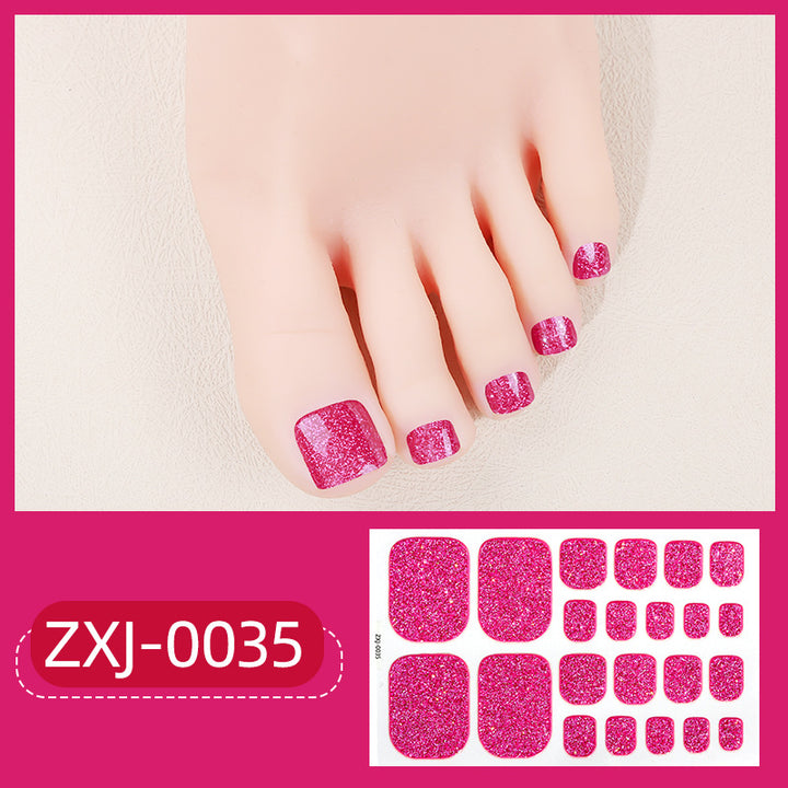 Premium Glitter Toenail Wraps