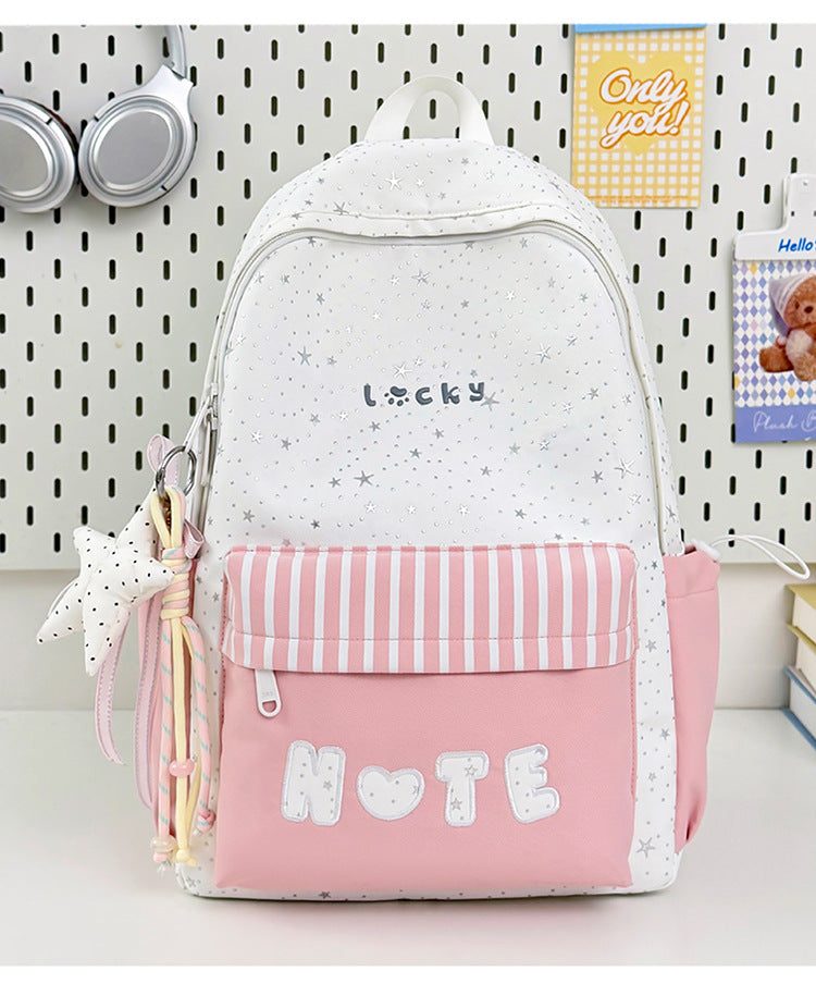 Star Print School Backpack Kalsten