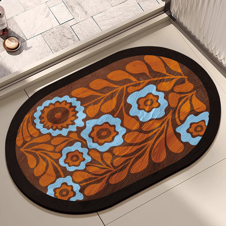 Floral Print Area Rug Kalsten