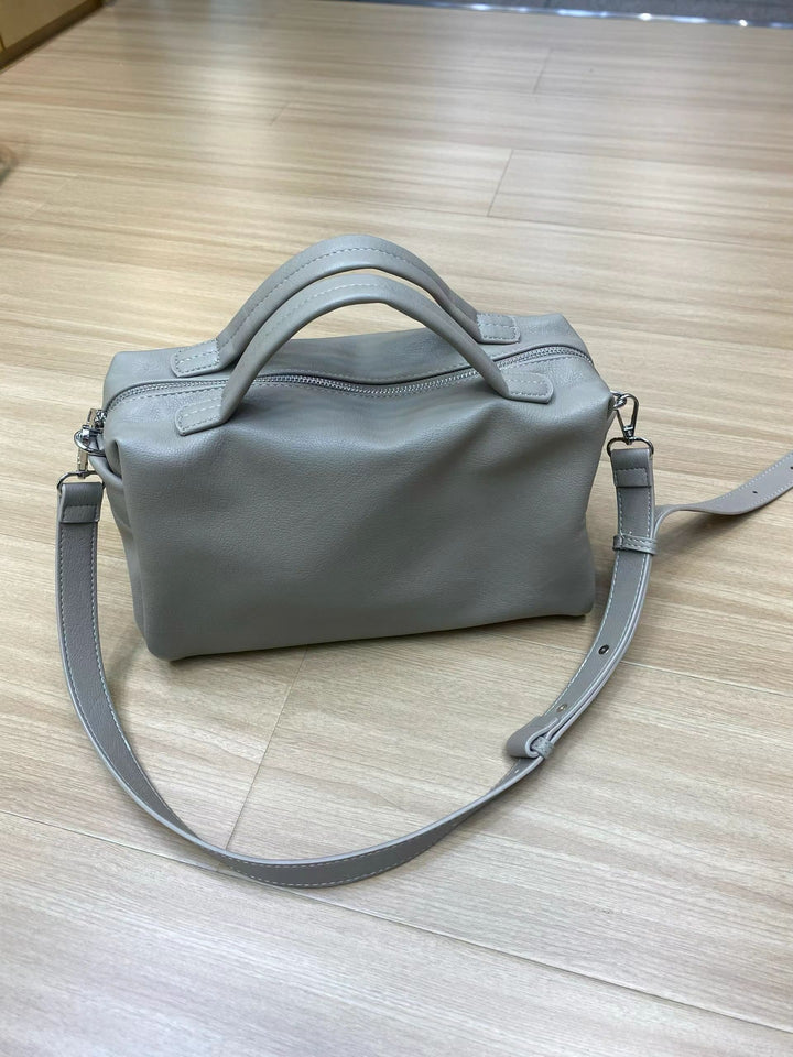 Premium Leather Handheld Satchel