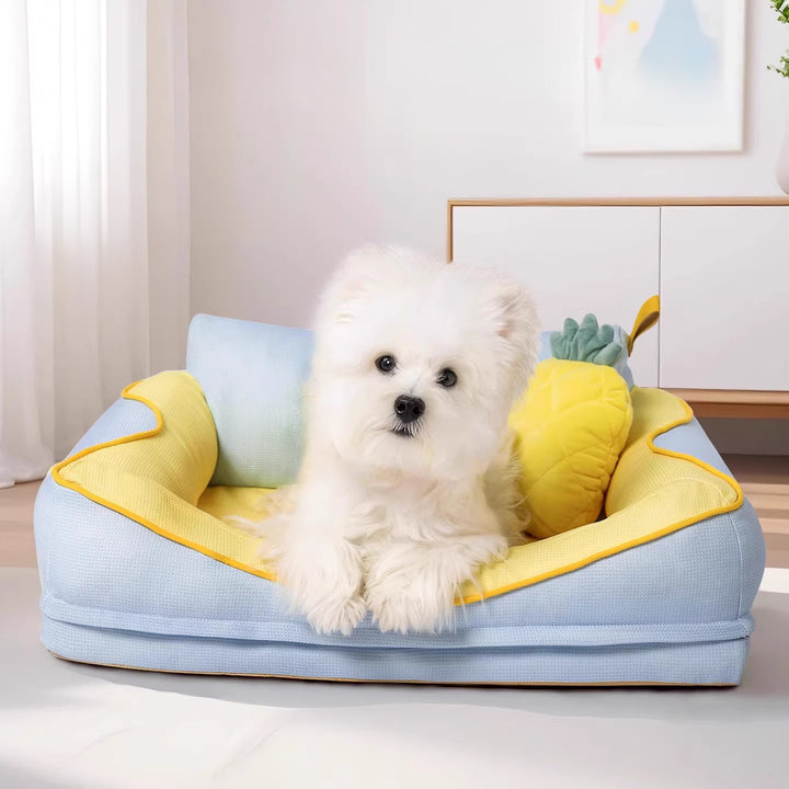 Cozy Bolstered Dog Bed Sofa