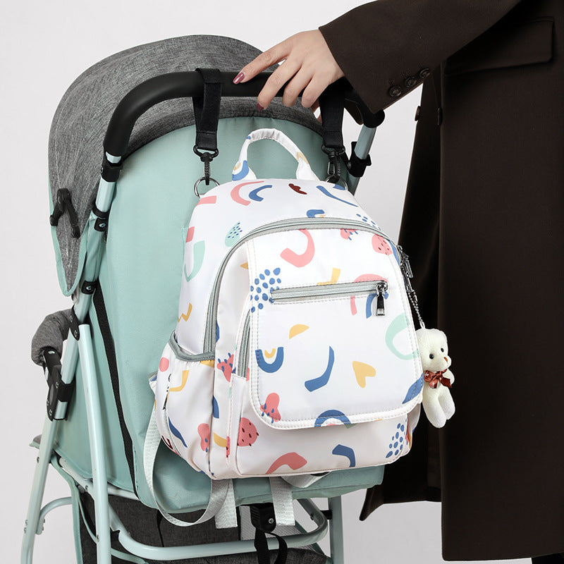 Playful Graphic Print Backpack Kalsten