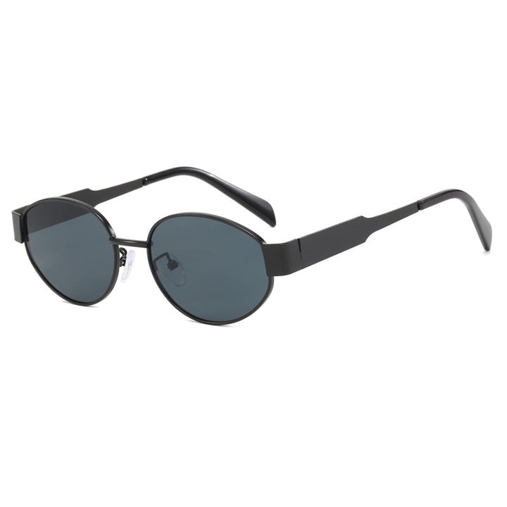 Fashionable oversized sunglasses with metal frame Kalsten