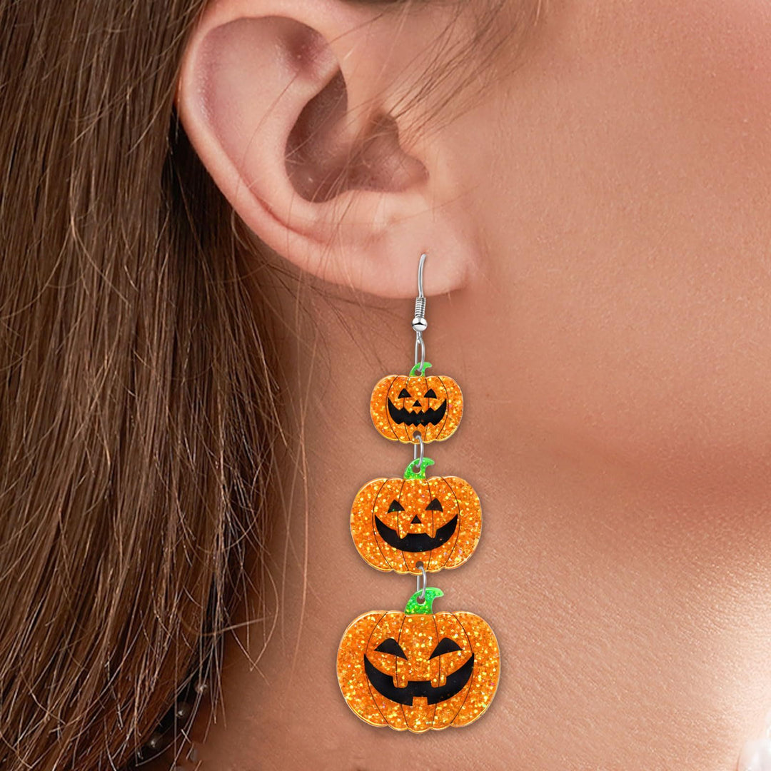 Gothic Skull Dangle Earrings Kalsten
