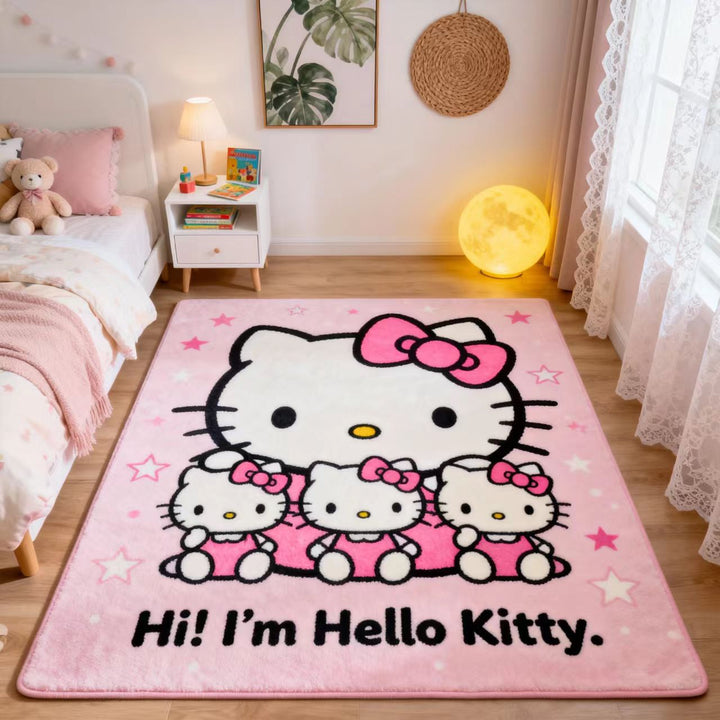 Hello Kitty-Themed Plush Floor Mat Kalsten