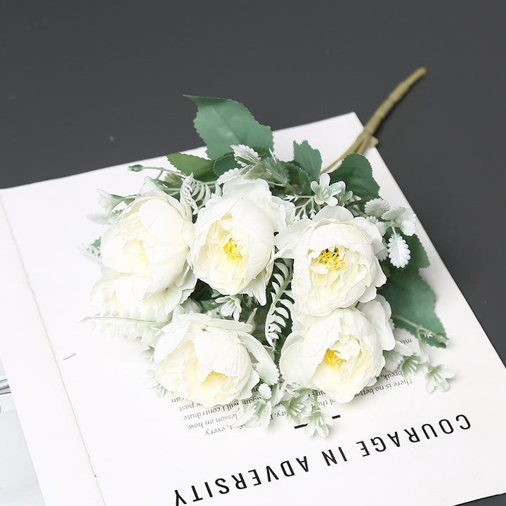 Lifelike Artificial Peony Bouquet
