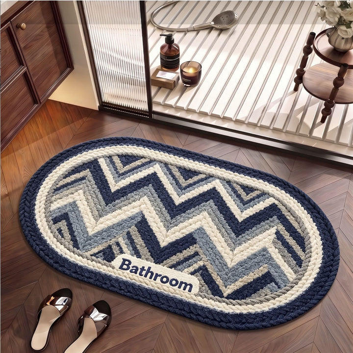 Braided Textured Area Rug