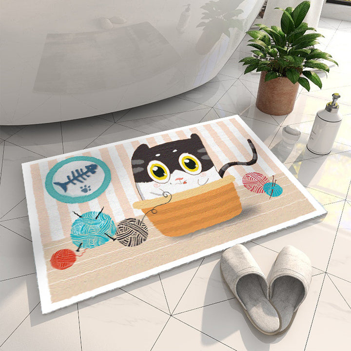 Decorative Rainbow Area Mat