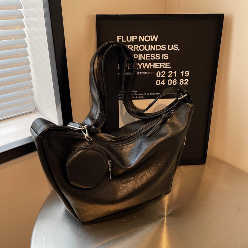 Elegant Slouchy Shoulder Tote