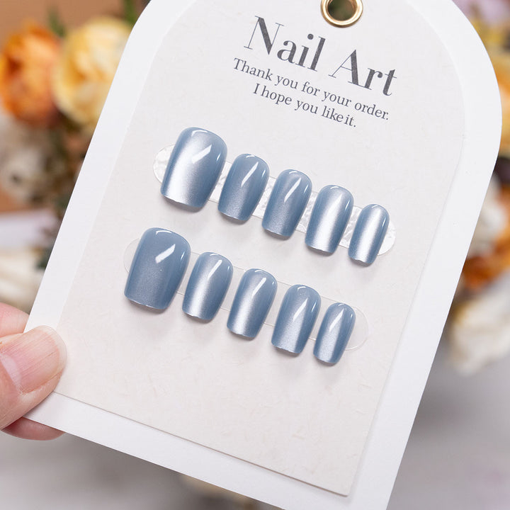 Natural Glossy Press-On Nail Set  1791110422
