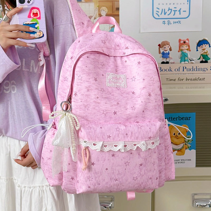 Fun Star-Embellished Backpack Kalsten