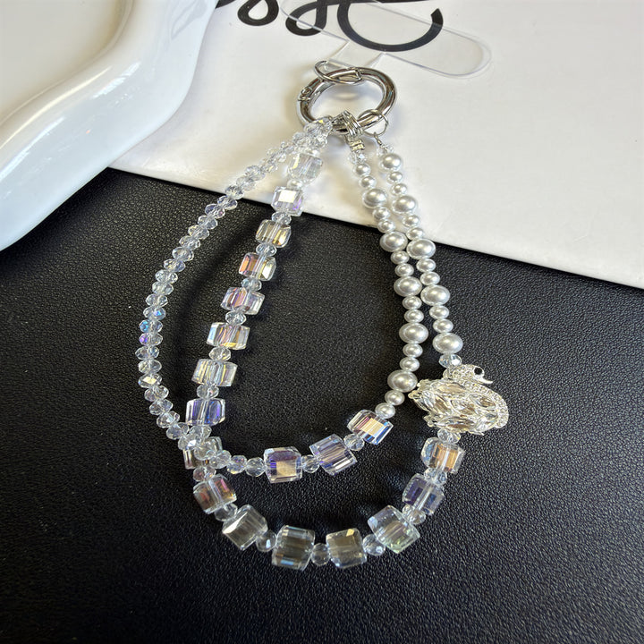 Elegant Multi-Strand Beaded Charm Bracelet Kalsten