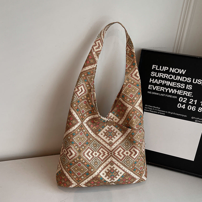 Bohemian Patterned Hobo Bag