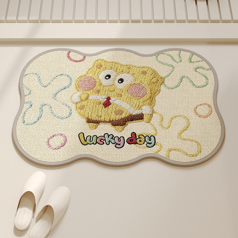 Playful Cartoon-Themed Area Rug