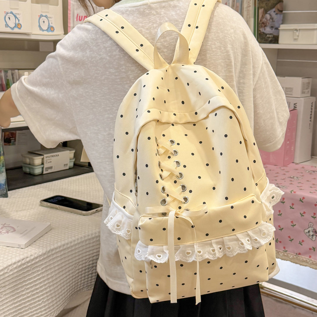 Stylish Lace-Up Backpack Kalsten