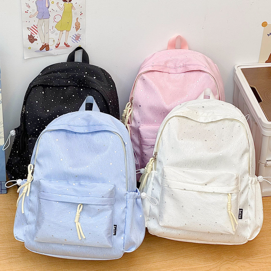 Stylish Multi-Pocket Casual Backpack with Cute Accents Kalsten