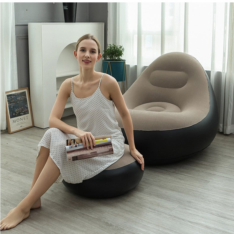 Women Inflatable Comfort Sofa with Ergonomic Backrest Kalsten