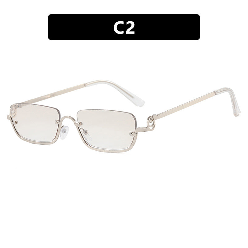 Women Fashionable Square Sunglasses with Elegant Metal Frame Kalsten