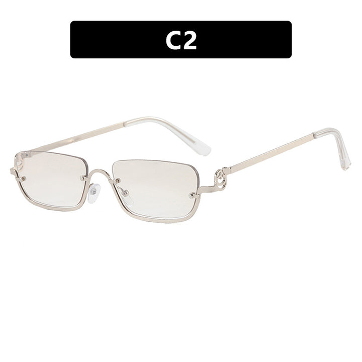 Women Fashionable Square Sunglasses with Elegant Metal Frame Kalsten