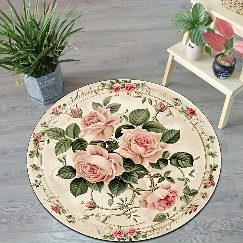 Floral Decorative Area Mat Kalsten