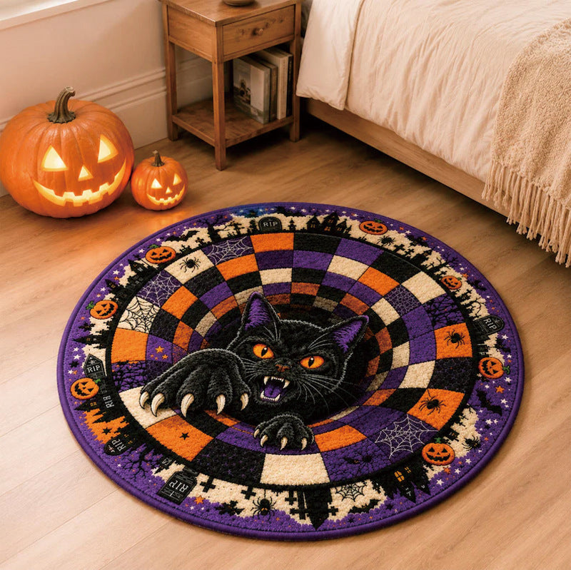Horror Round Area Rug