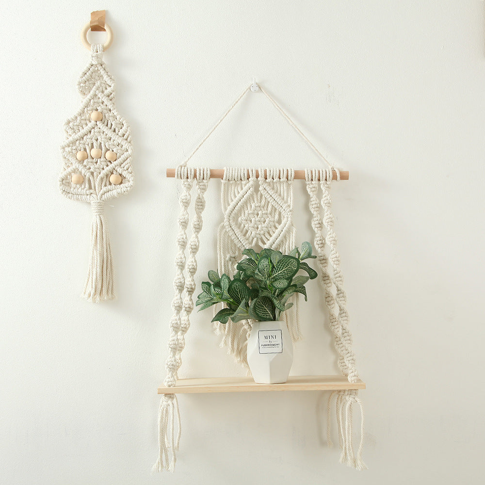 Decorative Macramé Swing Shelf Kalsten