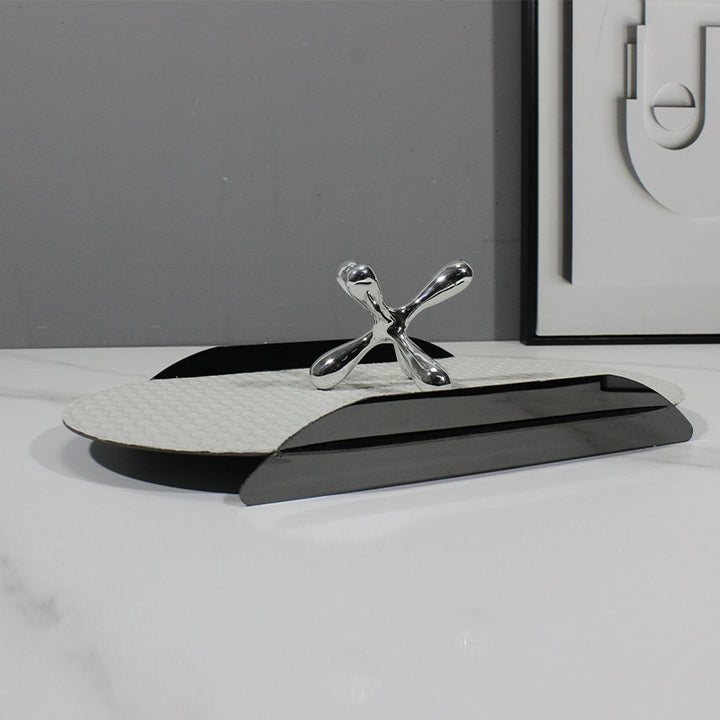 Elegant Leather Desk Organizer